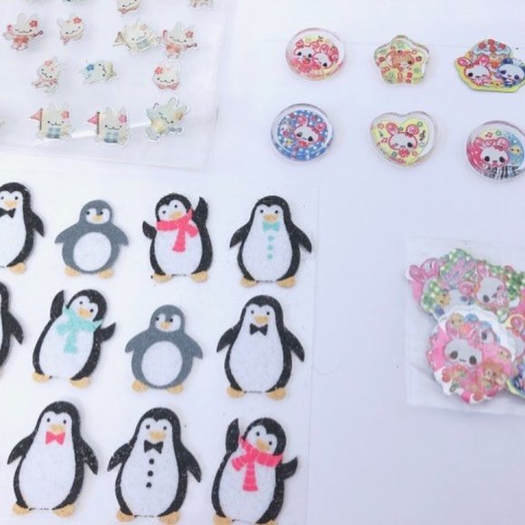 NEW Stationary Stickers and Erasers Bundle - Picture 5 of 7